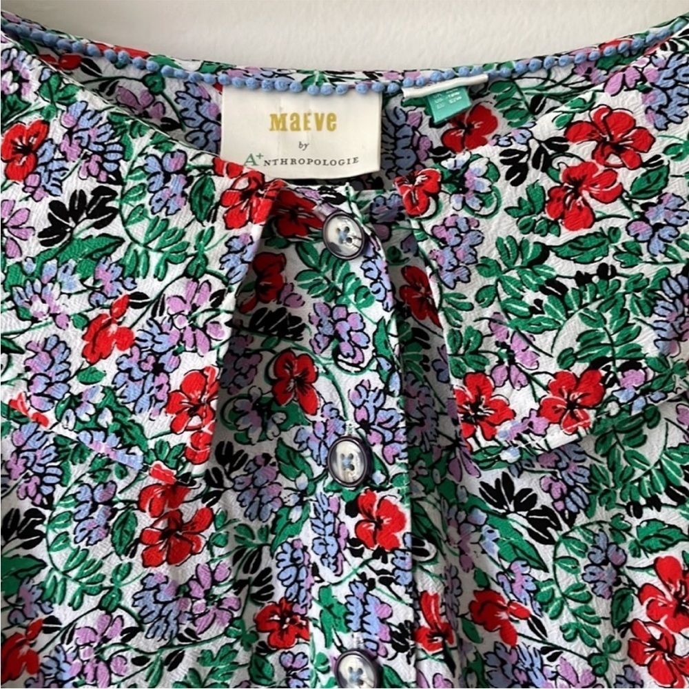Anthropologie Maeve floral top size 18W